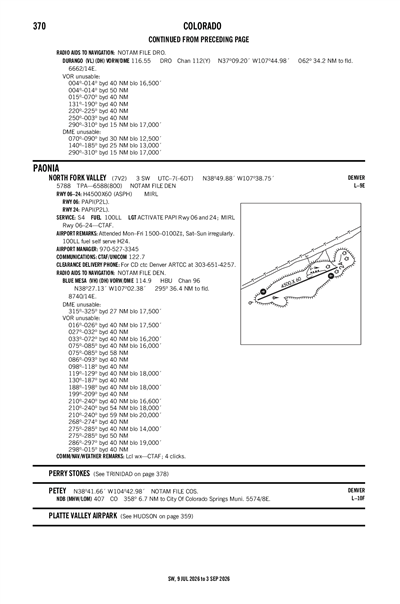 NORTH FORK VALLEY - Airport Diagram
