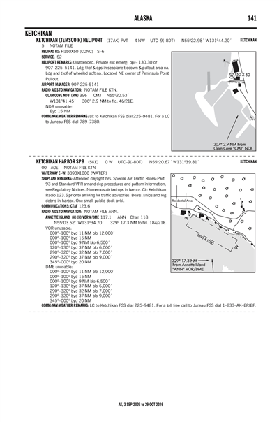 KETCHIKAN /TEMSCO H/ - Airport Diagram