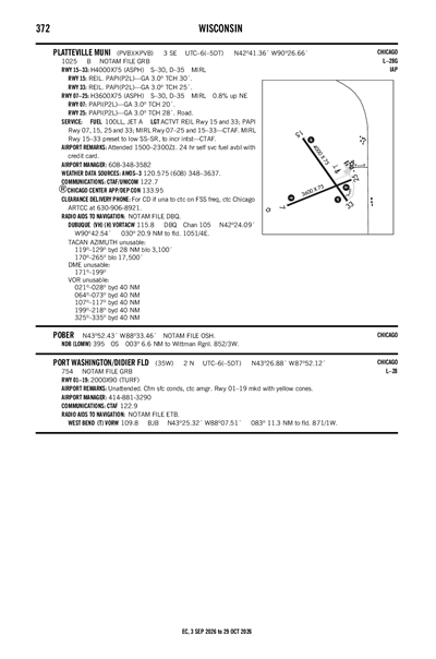 PORT WASHINGTON/DIDIER FLD - Airport Diagram