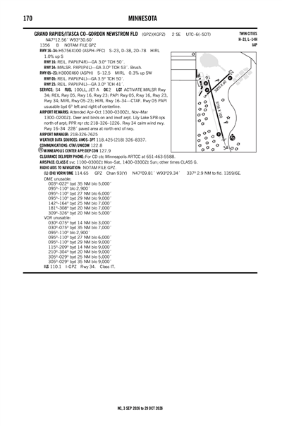 GRAND RAPIDS/ITASCA COUNTY-GORDON NEWSTROM FLD - Airport Diagram