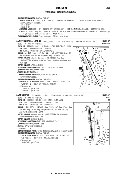 CAMDENTON MEML-LAKE RGNL - Airport Diagram