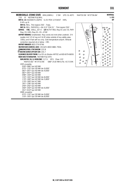 MORRISVILLE-STOWE STATE - Airport Diagram
