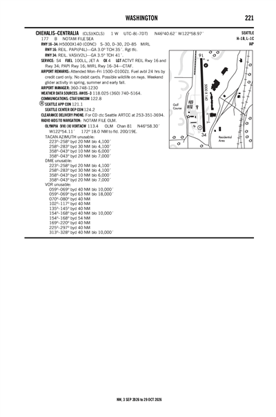 CHEHALIS-CENTRALIA - Airport Diagram