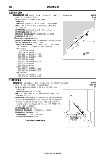 GRAND COULEE DAM - Airport Diagram