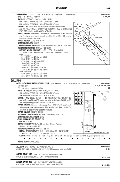 FRANKLINTON - Airport Diagram