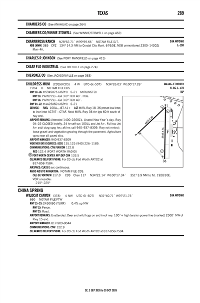 WILDCAT CANYON - Airport Diagram
