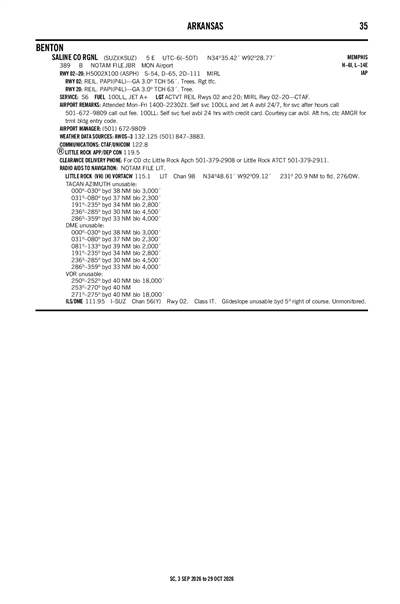 SALINE COUNTY RGNL - Airport Diagram