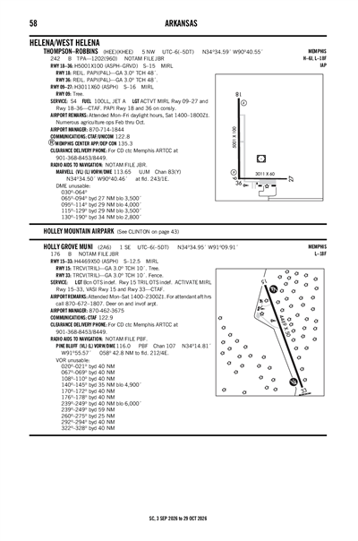 HOLLY GROVE MUNI - Airport Diagram