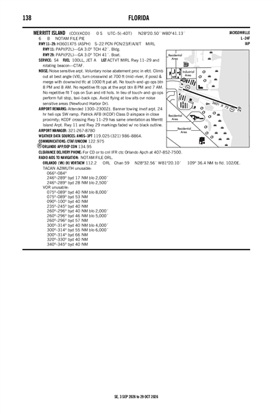 MERRITT ISLAND - Airport Diagram