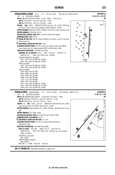 DONALSONVILLE MUNI - Airport Diagram