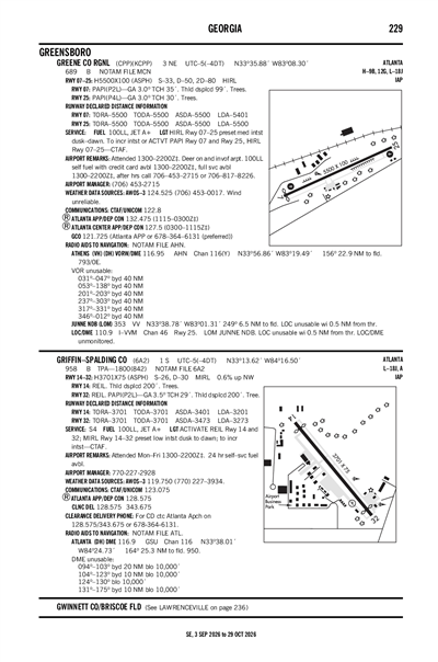 GRIFFIN-SPALDING COUNTY - Airport Diagram