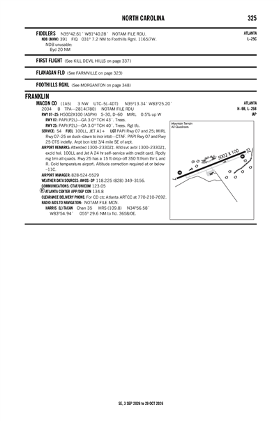 MACON COUNTY - Airport Diagram