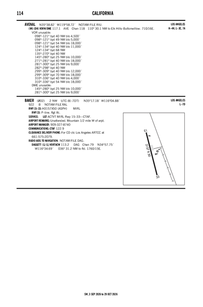 BAKER - Airport Diagram