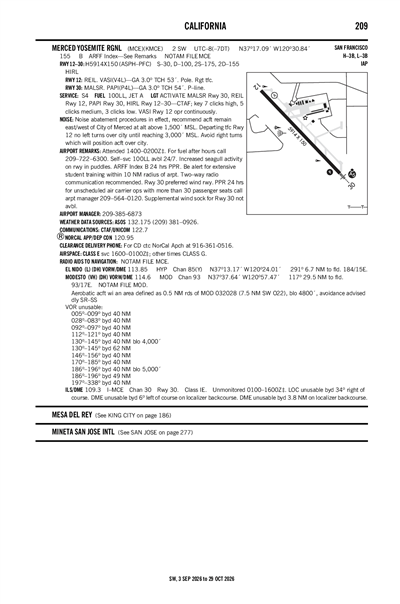 MERCED YOSEMITE RGNL - Airport Diagram