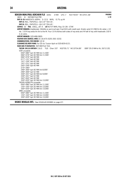 BENSON MUNI/PAUL KERCHUM FLD - Airport Diagram
