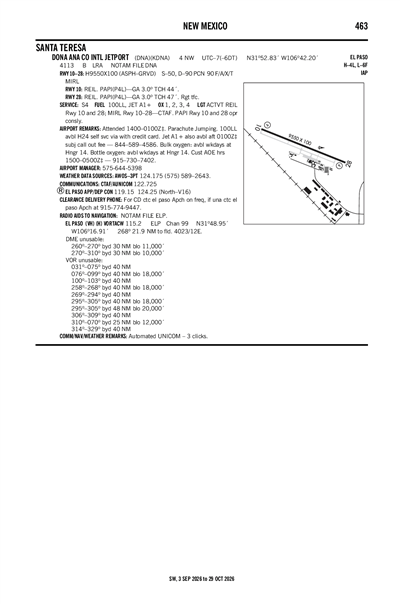 DONA ANA COUNTY INTL JETPORT - Airport Diagram